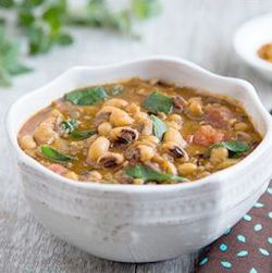 Indian bean soup - endometriosis diet