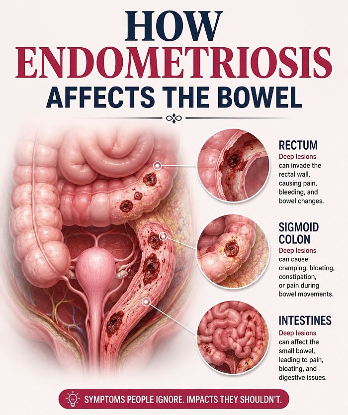 Endometriosis Affects on the Bowel