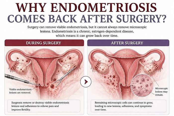 Endometriosis returns after hysterectomy Endometriosis returns after hysterectomy