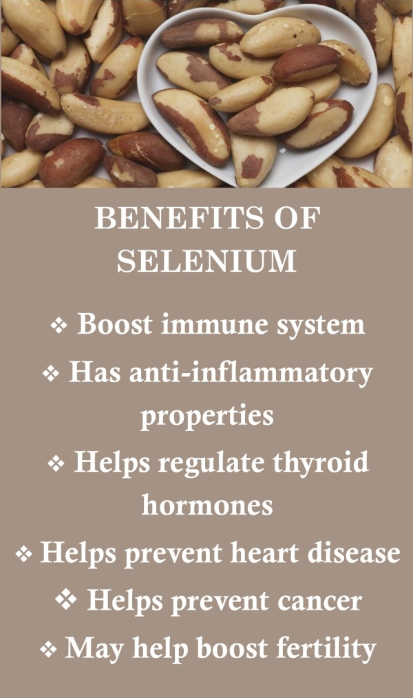 Benefits of selenium