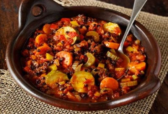 Vegetable goulash recipe for the endometriosis diet