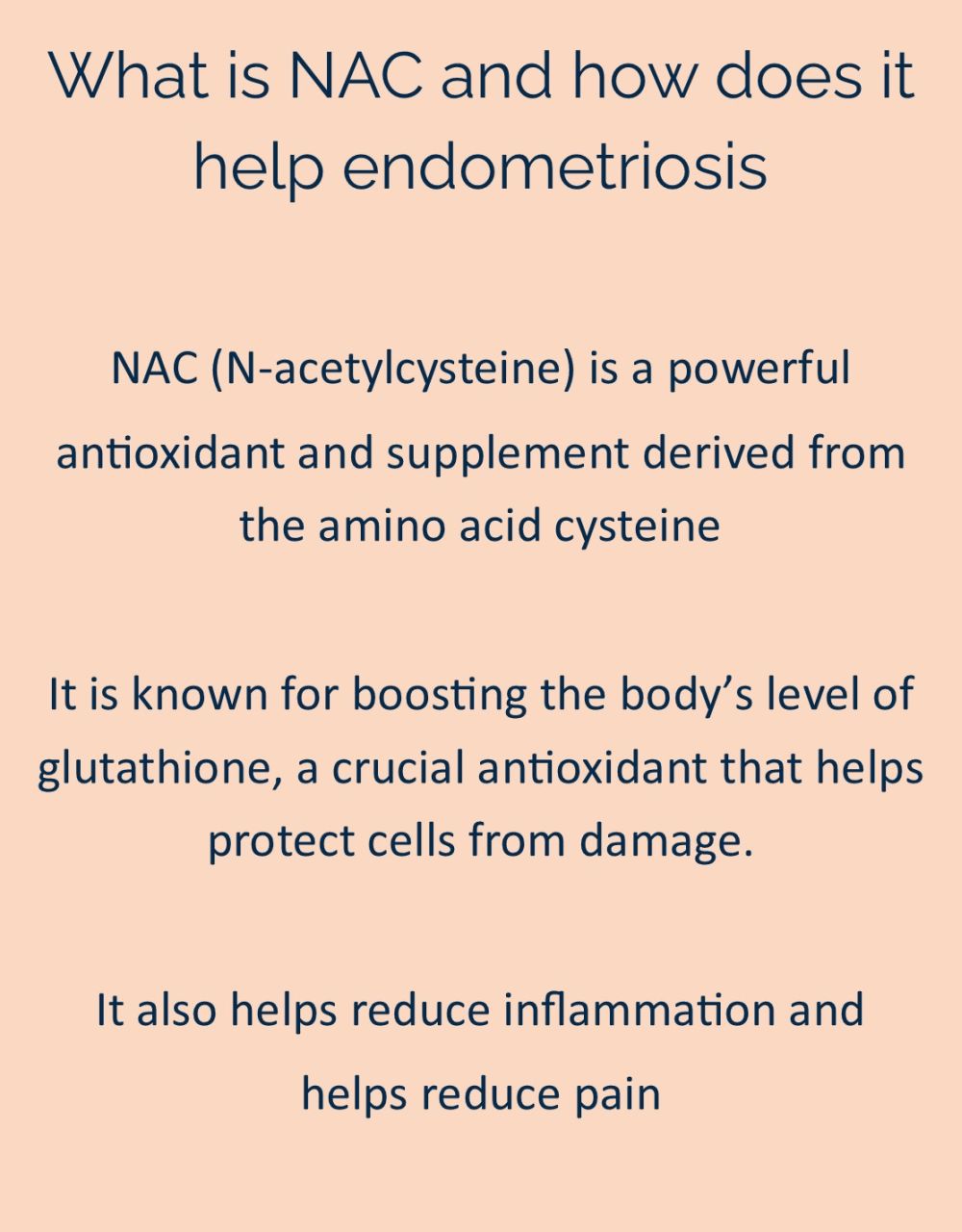 N-acetylcysteine for endometriosis