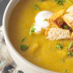 Spicy butternut squash soup - endometriosis diet