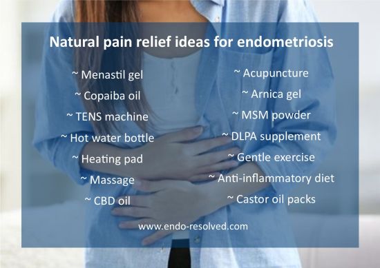 Natural pain relief for endometriosis