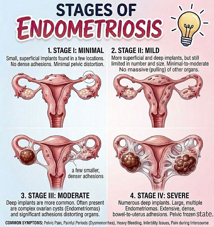 Endometriosis stages endometriosis stages