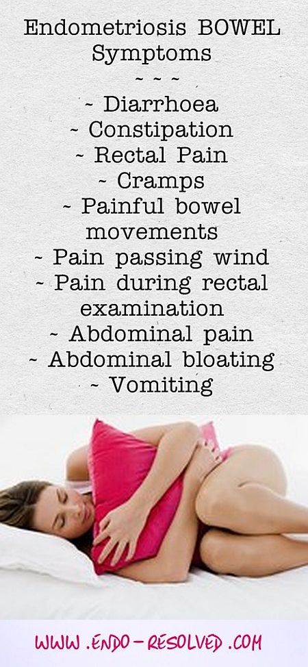 bowel symptoms endometriosis