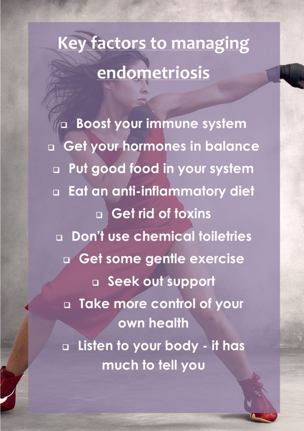 Key factors to treat endometriosis naturally