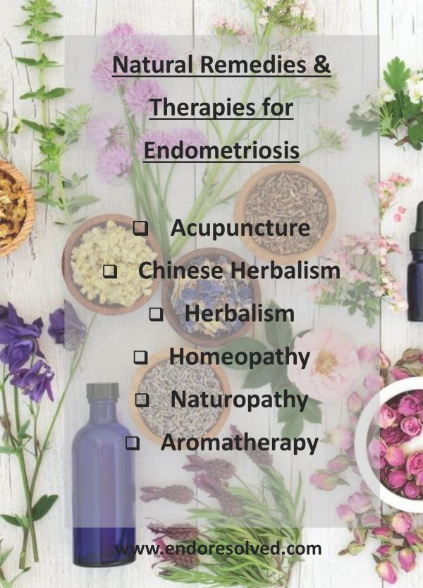 Natural and alternative therapies for endometriosis