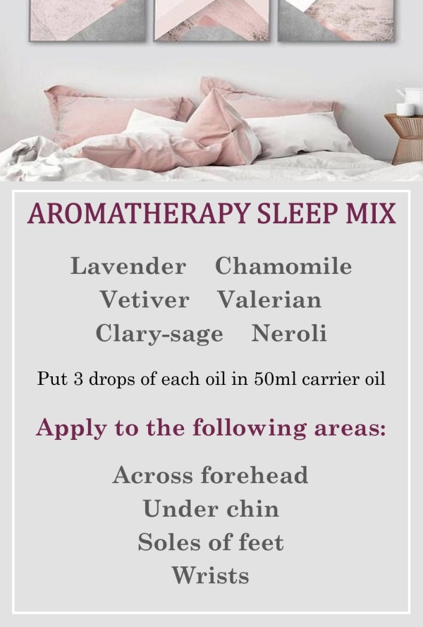 Aromatherapy sleep mix to help with endometriosis