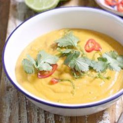 Sweet potato chilli & coconut soup - endometriosis diet